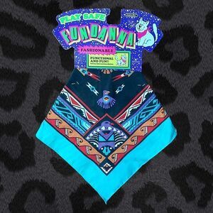 🔥VTG '94 Aztec Dog Bandana🔥